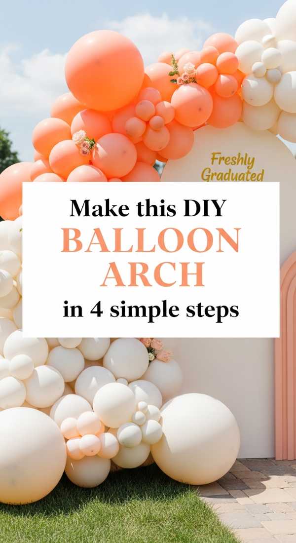 Make This Diy Balloon Arch In 4 Simple Steps 69ee54ea95793