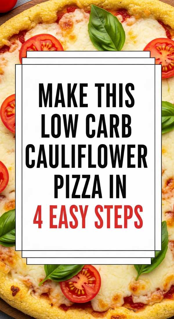 Make This Low Carb Cauliflower Pizza In 4 Easy Steps 69e9b55cc8c4c