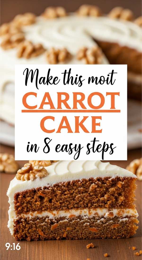 Make This Moist Carrot Cake In 8 Easy Steps 69e21f06f0876