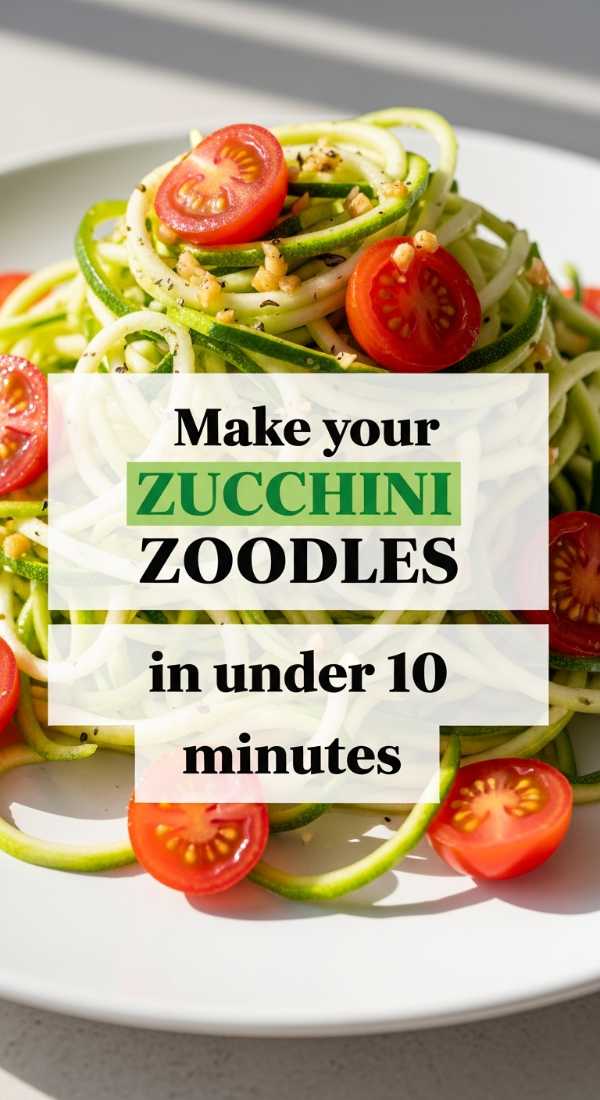 Make Your Zucchini Zoodles In Under 10 Minutes 69eb7fd243559