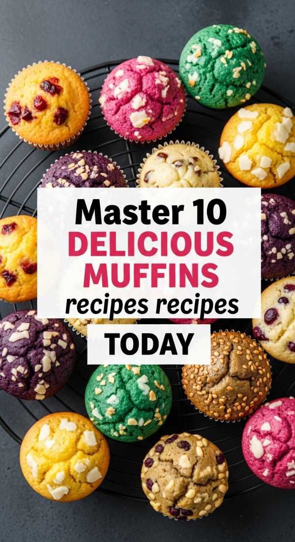 Master 10 Delicious Muffins Recipes Today 69e46e48c778f
