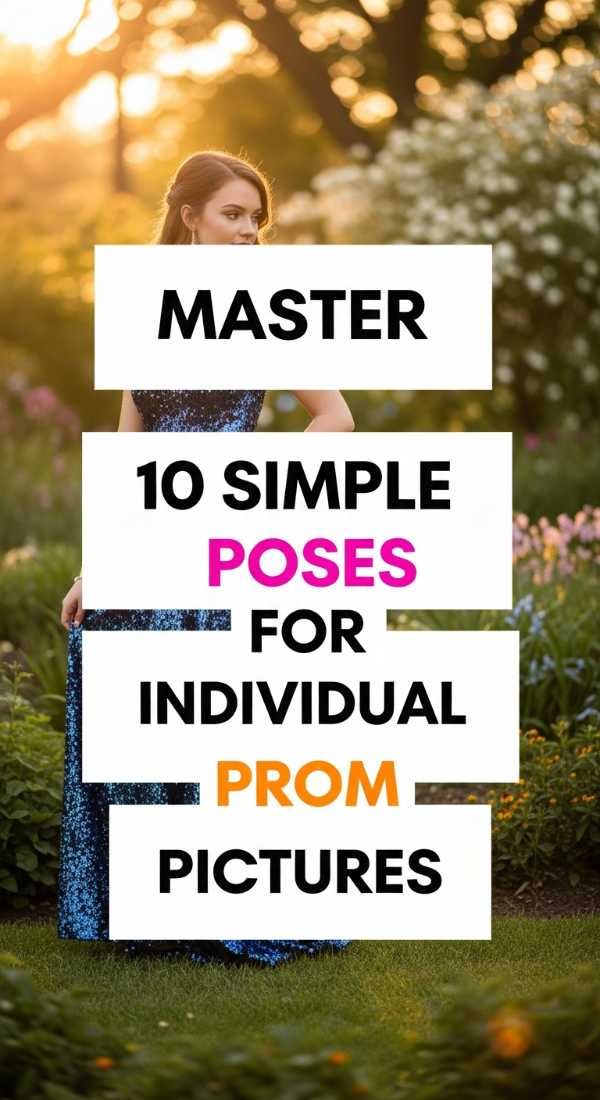 Master 10 Simple Poses For Individual Prom Pictures 69f0ded7dc3ec
