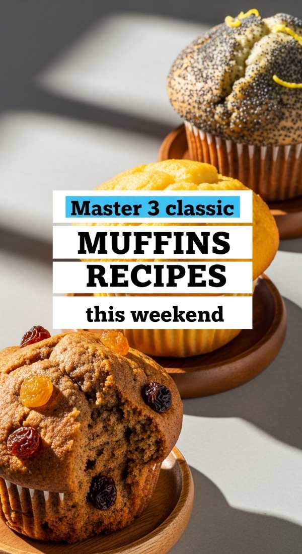 Master 3 Classic Muffins Recipes This Weekend 69eb7e142a08a