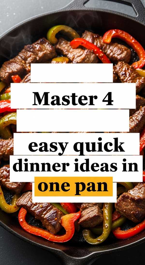 Master 4 Easy Quick Dinner Ideas In One Pan 69ec86da1092a