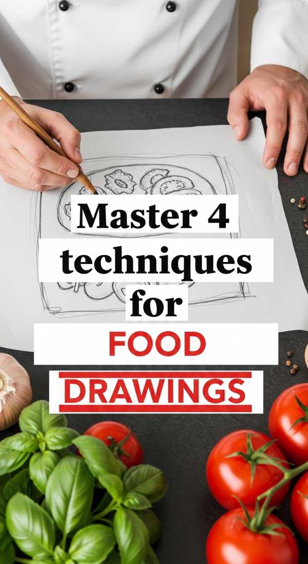 Master 4 Techniques For Food Drawings 69edfa873c8d9