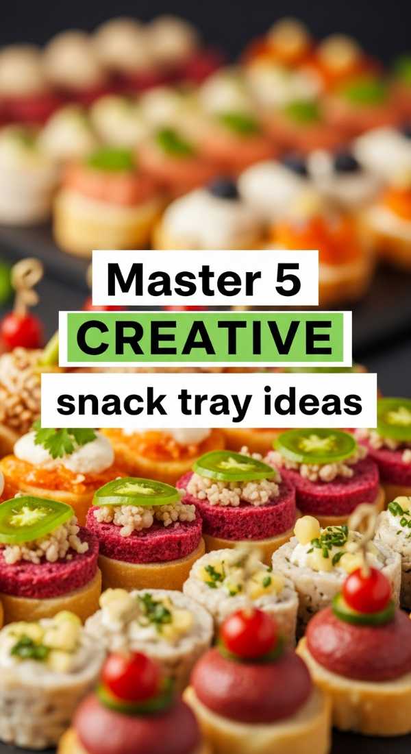 Master 5 Creative Snack Tray Ideas 69ec6f196dce5