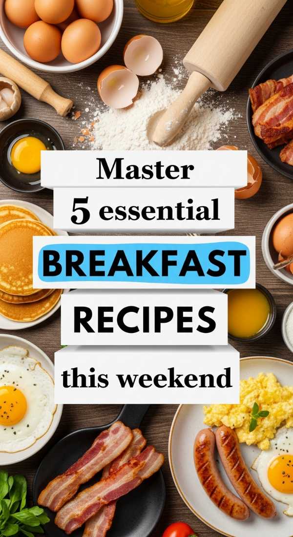 Master 5 Essential Breakfast Recipes This Weekend 69e9b5600cb9e
