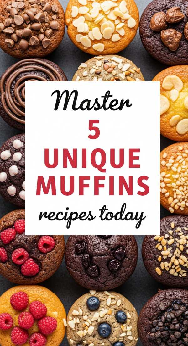 Master 5 Unique Muffins Recipes Today 69ef4b71c895c