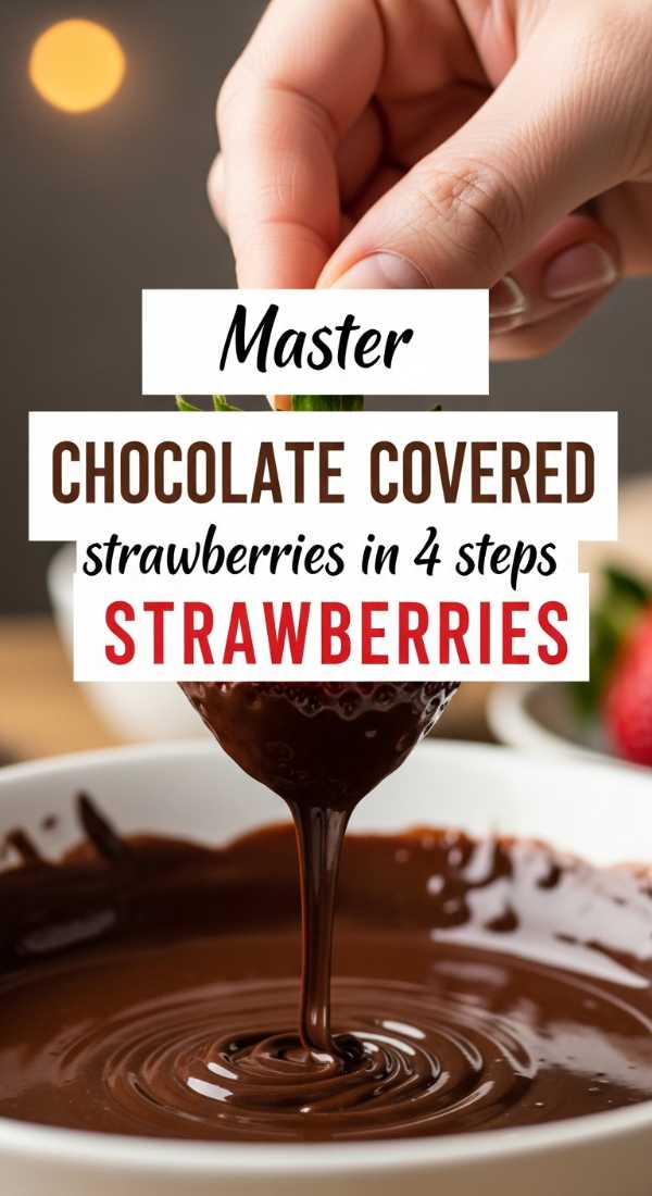 Master Chocolate Covered Strawberries In 4 Steps 69e70c0682dae