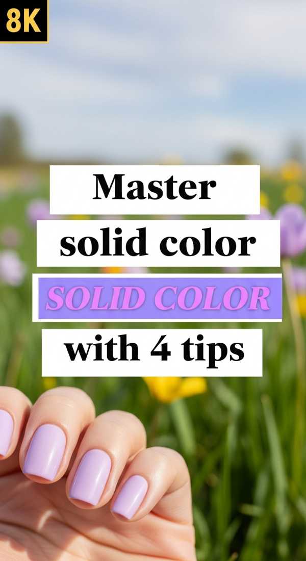 Master Solid Color Spring Nails With 4 Tips 69ea69a3a14bb