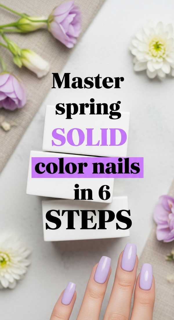 Master Spring Solid Color Nails In 6 Steps 69e3c06c3b485