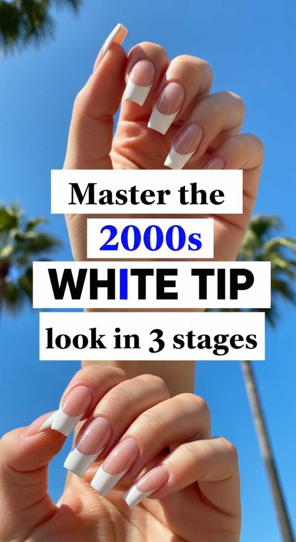 Master The 2000s White Tip Look In 3 Stages 69e66167690c7