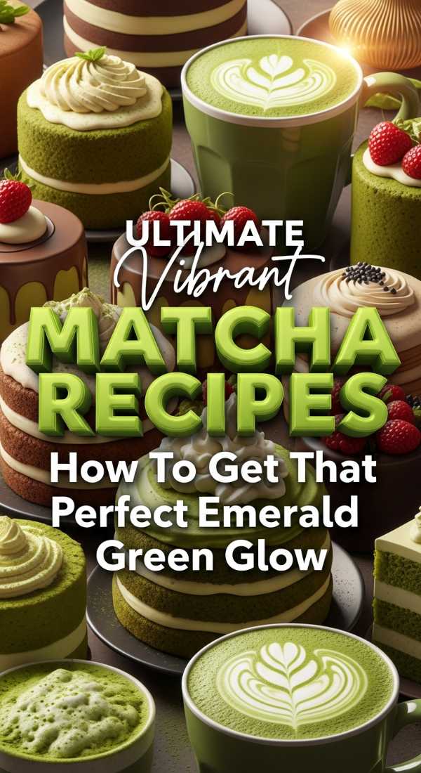 Master The Art Of Emerald Matcha Treats