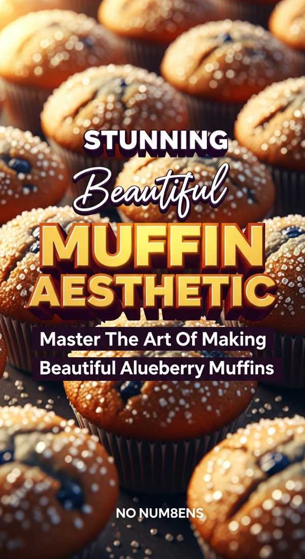 Master The Art Of Making Beautiful Aesthetic Blueberry Muffins 69ec951b4779e