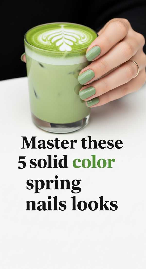 Master These 5 Solid Color Spring Nails Looks 69e3c0706a78c