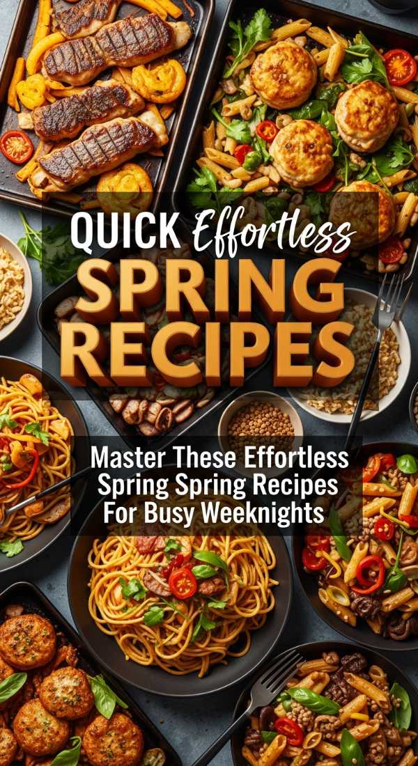 Master These Quick Effortless Spring Recipes For Busy Weeknights 69e5cd9936cd2