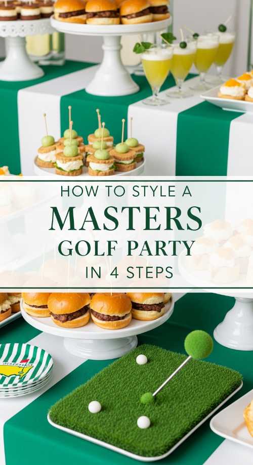 Masters Golf Party Styling