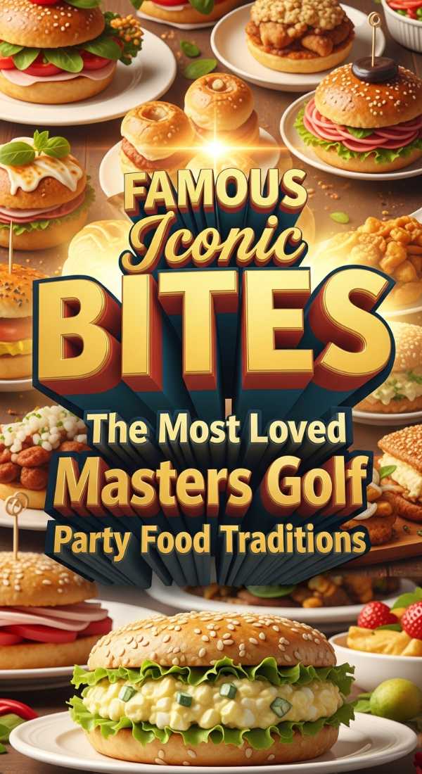 Masters Golf Themed Party Appetizers 69de7c30746ae