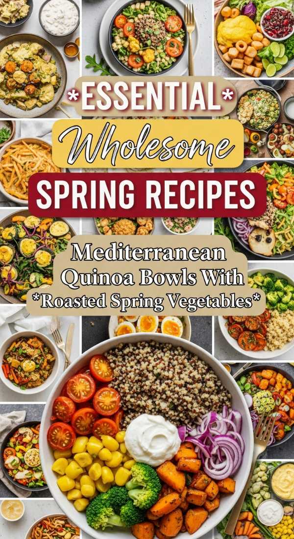 Mediterranean Quinoa Bowls With Roasted Spring Vegetables 69e5cd95ad9bf