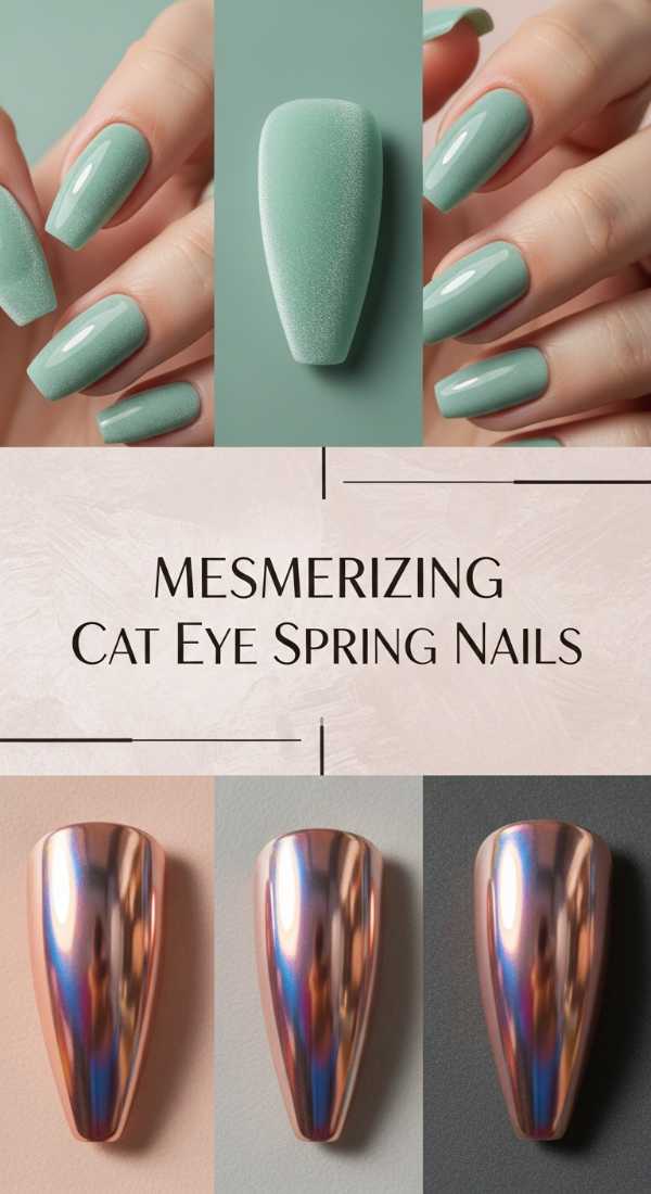 Mesmerizing Cat Eye Spring Nails 69f24a7c8b98d