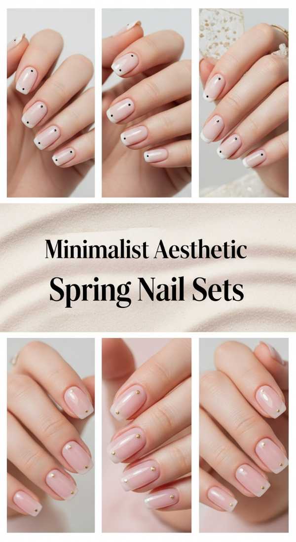 Minimalist Aesthetic Spring Nail Sets
