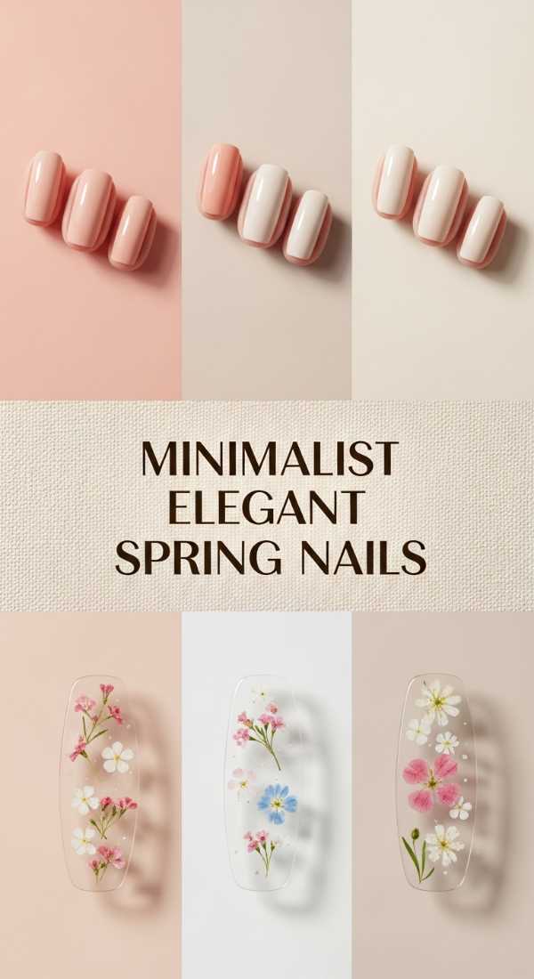The Spring Nail Edit: Must-Have Acrylic Designs for 2024 Minimalist Elegant Spring Nails 69df3ac5b5e0e