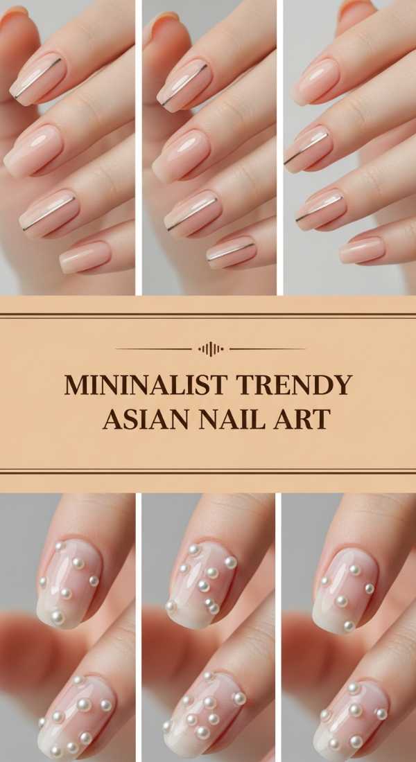 Minimalist Trendy Asian Nail Art 69eb7279d1af9