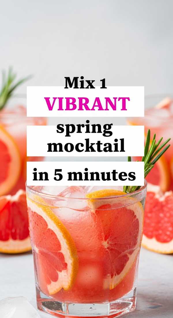 Mix 1 Vibrant Spring Mocktail In 5 Minutes 69e9b6db5d05c