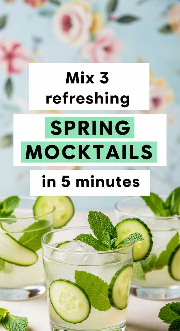 Mix 3 Refreshing Spring Mocktails In 5 Minutes 69e9b562b73c8