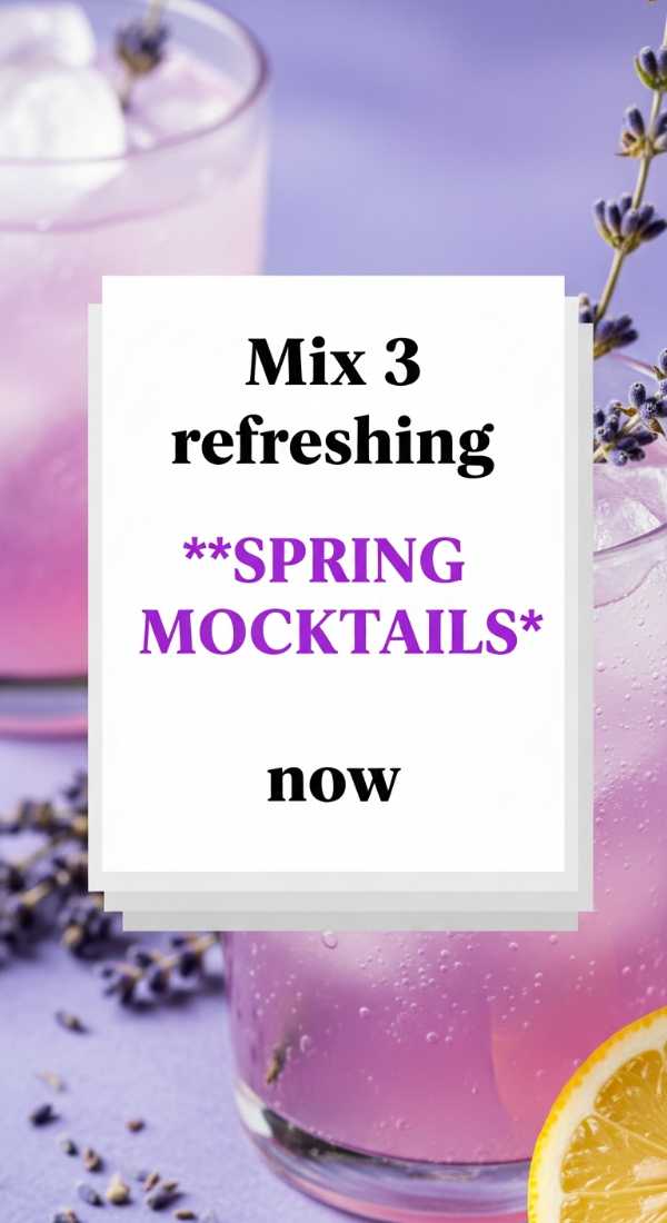 Mix 3 Refreshing Spring Mocktails Now 69e70c027f8ba