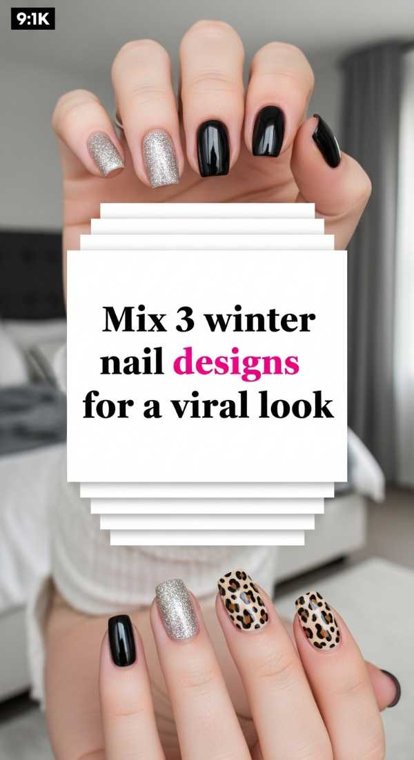 Mix 3 Winter Nail Designs For A Viral Look 69e525130b229