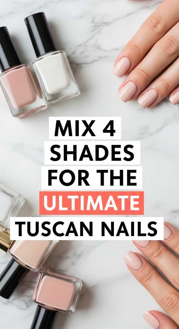 Mix 4 Shades For The Ultimate Tuscan Nails 69ed0ab7ad0b2