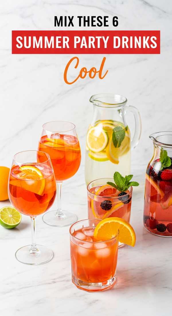 Mix 6 Cool Summer Party Drinks In Under 10 Minutes 69eb9987300c5