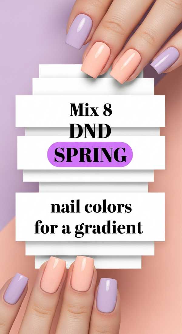 Mix 8 Dnd Spring Nail Colors For A Gradient 69efaf80adf5b