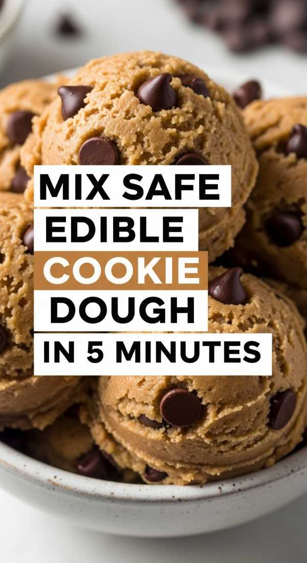 Mix Safe Edible Cookie Dough In 5 Minutes 69e20d2d77efb