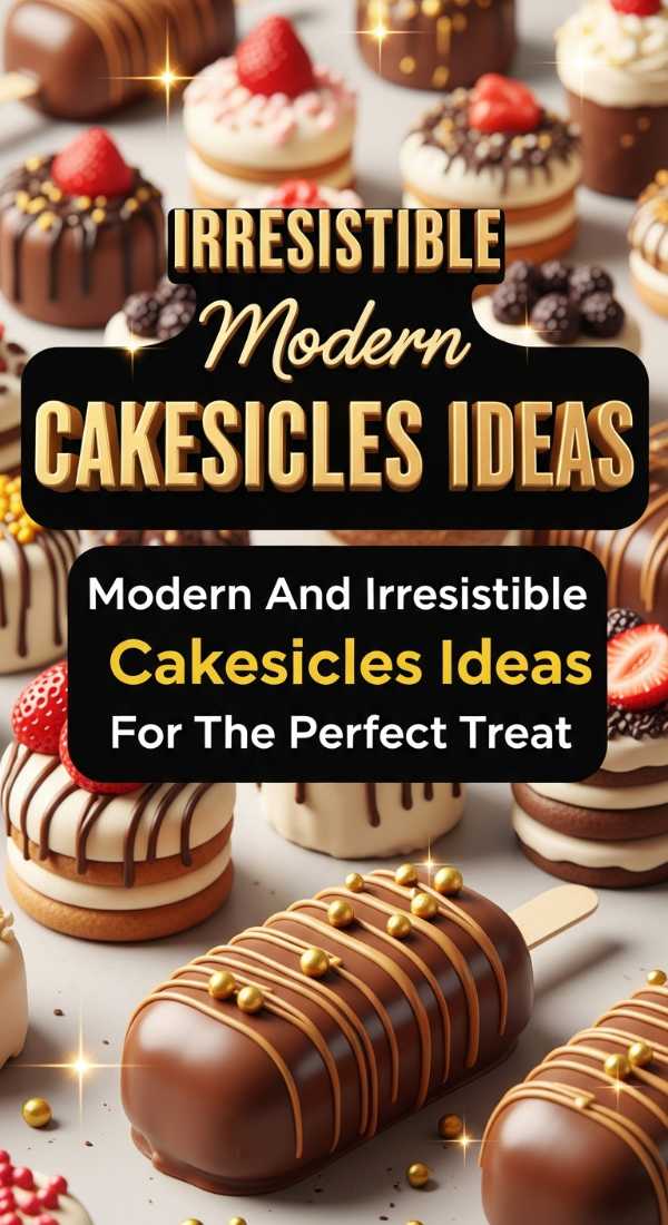 Modern And Irresistible Cakesicles Ideas For The Perfect Treat 69ef8e3271c9d