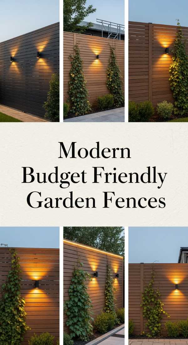 Modern Budget Friendly Garden Fences 69e64b819a99f
