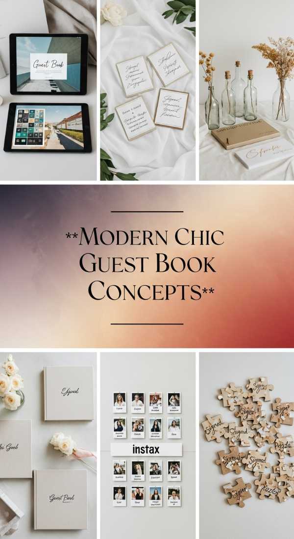 Modern Chic Guest Book Concepts 69df2355a5026