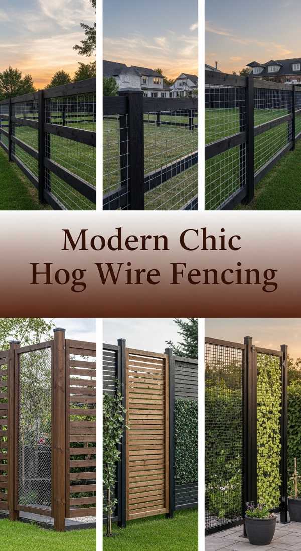 Modern Chic Hog Wire Fencing 69e77796c03c4