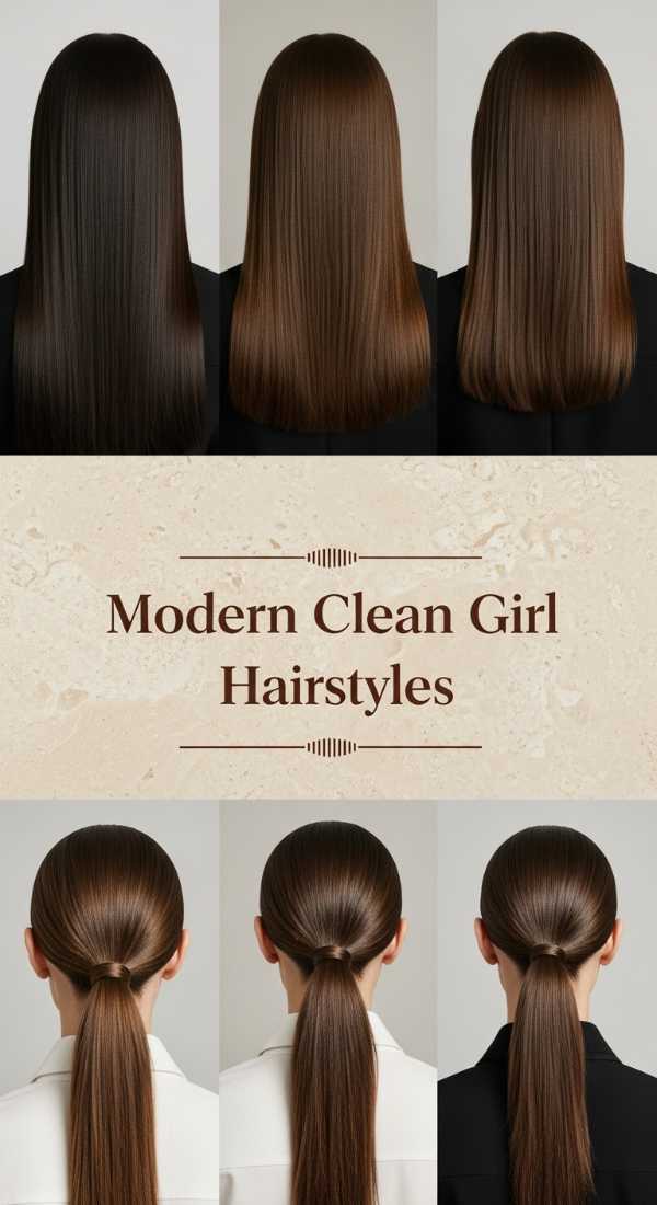 Modern Clean Girl Hairstyles 69e33a052501c