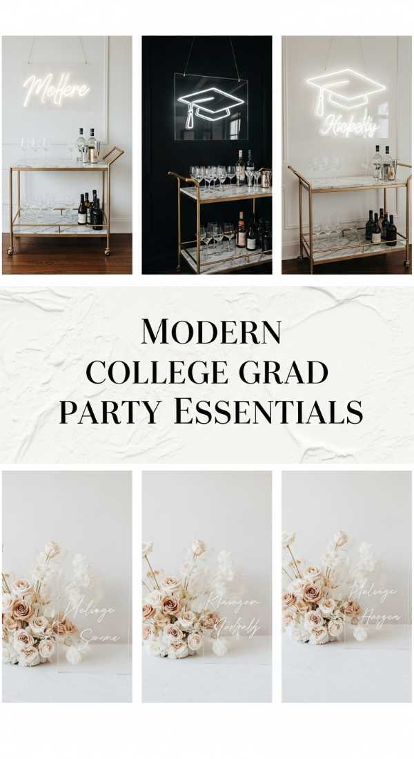 Modern College Grad Party Essentials 69e32c53a124b