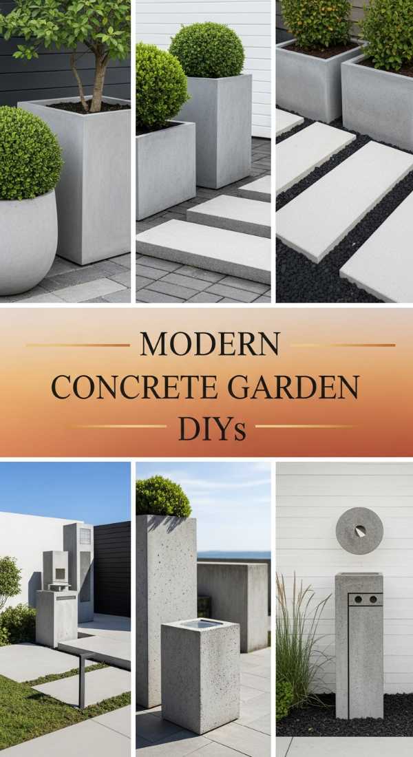 Modern Concrete Garden Diys 69df43c9edaf9