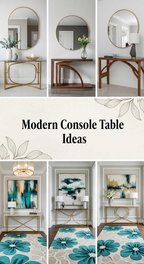 Modern Console Table Ideas 69ed0338b2f62