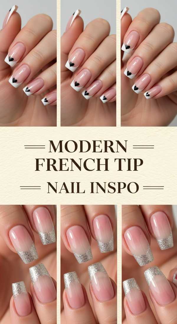 Modern French Tip Nail Inspo 69e65183e517f