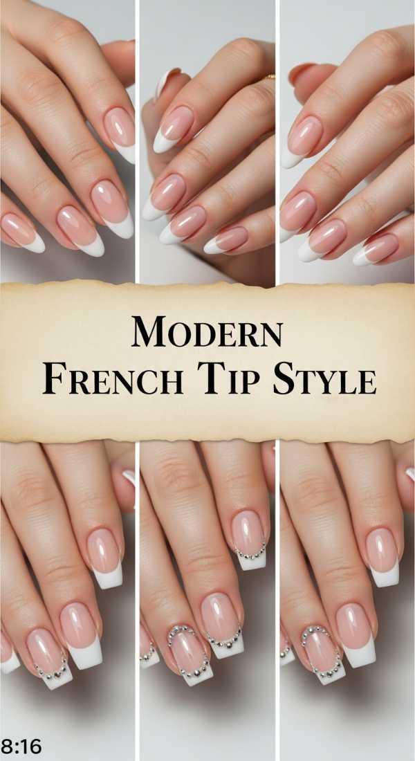 Modern French Tip Style 69e9ccf90d7b9