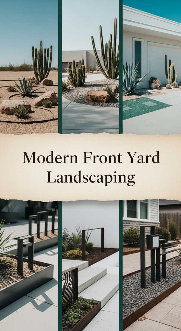 Modern Front Yard Landscaping 69efa354cd1bf