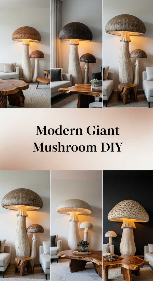 Modern Giant Mushroom Diy 69ed031a05257