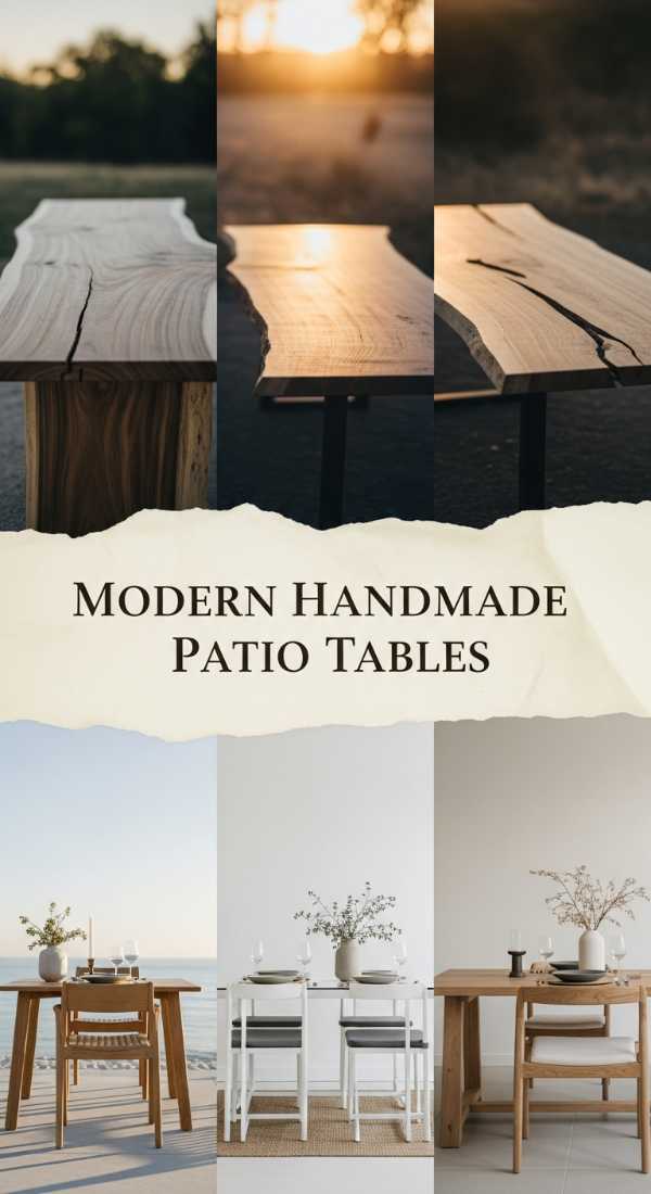Modern Handmade Patio Tables 69ea60a86b830