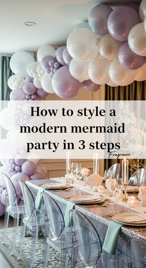 Modern Mermaid Birthday Styling