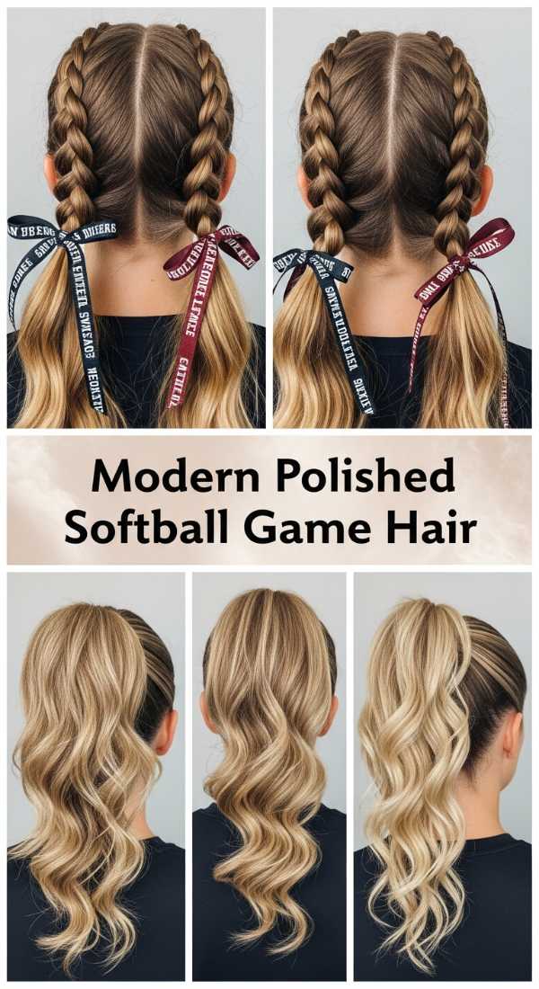 Modern Polished Softball Game Hair 69e5e1047b308